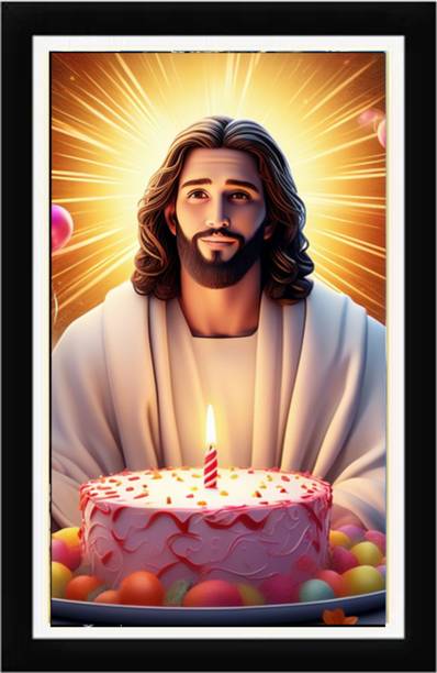 AARTKALA 54 PAINTING_JESUS_AARTKALA Digital Reprint 18 inch x 12 inch Painting
