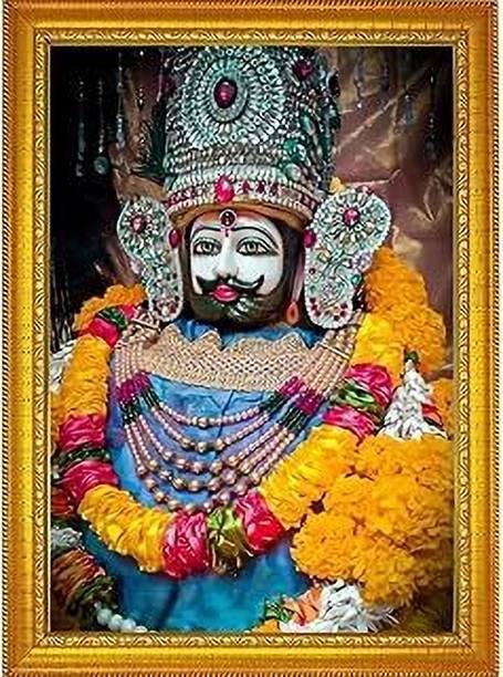Adonai Shyam Baba Ji Photo Frame | Divine Wall & Home Temple Decor Digital Reprint 12 inch x 9 inch Painting
