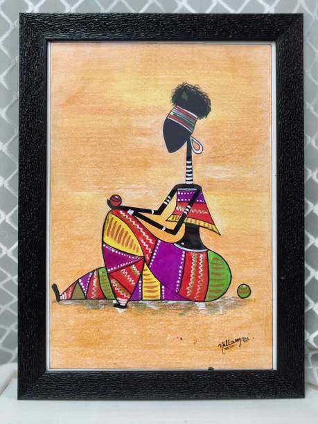 NILLANGNI 015 Pencil 12 inch x 7 inch Painting