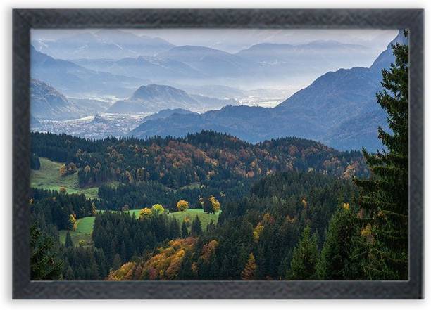 Krandsons Beautiful Scenery Nature Painting Wall Mounted Painting Digital Reprint 11 inch x 8.5 inch Painting