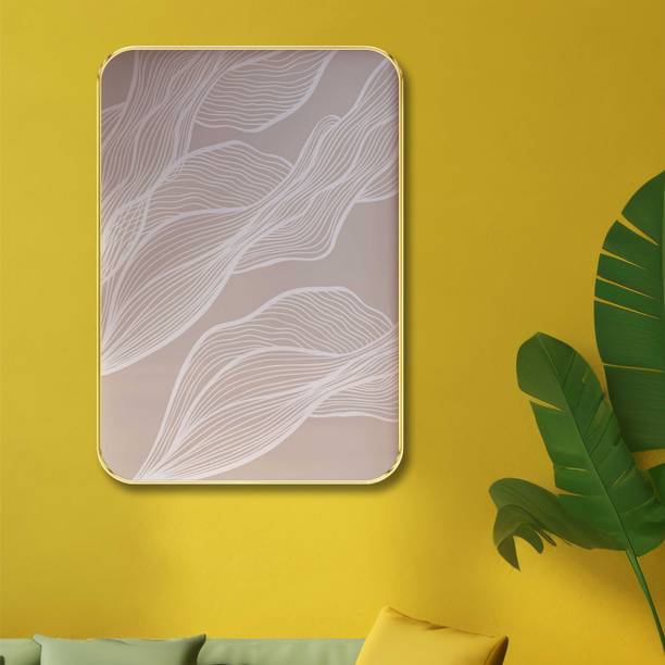 Aartify Minimalist Line Wall Art Flowing White Abstra...