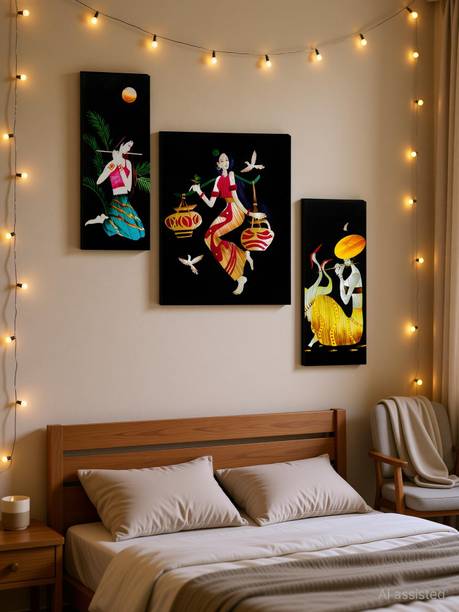 Indianara Indianara Figurative Modern MDF Art Digital Reprint 12 inch x 18 inch Painting