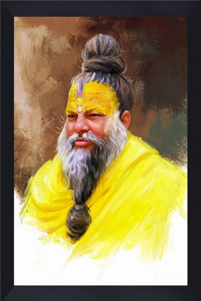गीता गोविंदा Premanand ji Maharaj acrylic glass 10*14 inch डिजिटल रीप्रिंट 14 inch x 10 inch पेंटिंग