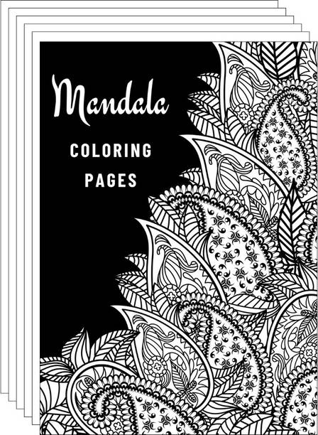 ZBD SALES STUDIO Painting Mandala Art Sheets for Pastels, Pencil, etc Pastel 11.69 inch x 8.27 inch Painting