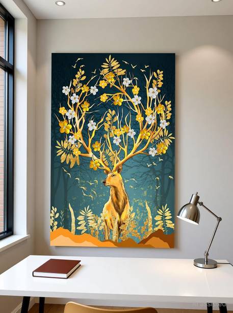 DECOR Production Wall Painting Scenery for Home Decor, Office etc Digital Reprint 40 inch x 20 inch Painting
