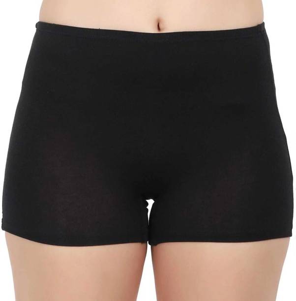 RAVIA Women Boy Short Black Panty