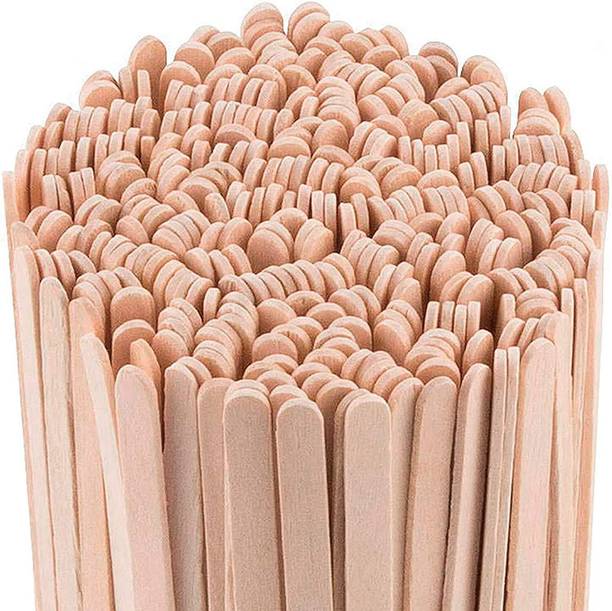 Khaana Packaging 140mm, 500 Coffee Stirr Sticks | Wooden Mixing Stick for Coffee & Instant Drinks Wooden 14 cm Stirrer