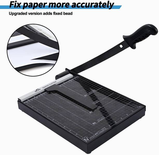 greencom Professional A4 Paper Cutter Guillotine Metal Based Trimmer Cutting Heavy Duty Plastic Grip Guillotine Paper Cutter