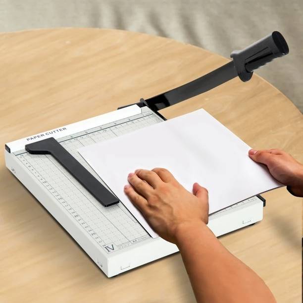 verena A4 Paper Trimmer Paper Cutter Heavy Duty Metal Base Trimmer Plastic Grip Guillotine Paper Cutter