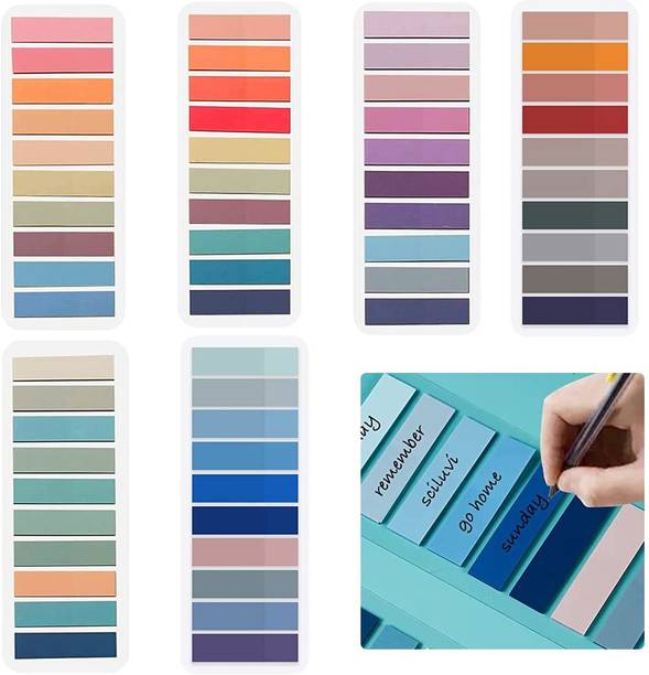 SANCORP Self-Adhesive Sticky Tabs Sticky Index for Books Page 1200 Sheets Sticky Notes 200 Sheets Sticky Notes, 10 Colors