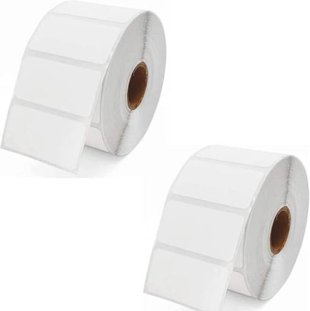 Seeka Direct Thermal Barcode Label 2x1 inch (50mm x 25mm) 1 UPS, 400 Labels/Roll Self Adhesive Paper Label