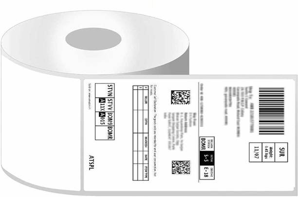 FIT NATION BARCODE LABEL 3'' * 5'' SELF ADHESIVE PACK OF 400 LABELS SELF ADHESIVE Paper Label