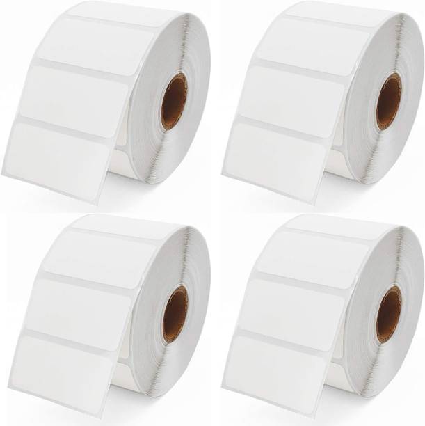 ATPOS 50X25MM / 2*1 Inch Direct Thermal Barcode Sticker 1000 Labels Per roll Hot Melt Paper Label