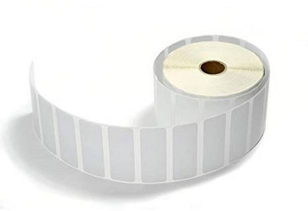 BlackDreams Paper Label Stickers 50x25mm(2x1 inch) Barcode Label Chromo Inside Winding 1 ups 1750 Labels, 6 Roll Paper Label