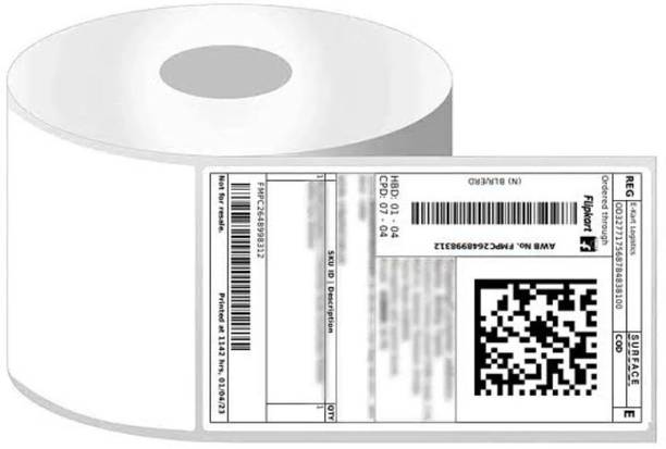 My Machine Thermal 400 Shipping Labels Printer Sticker Roll (White, 3" x 5") Pack of 1 STICKER Paper Label