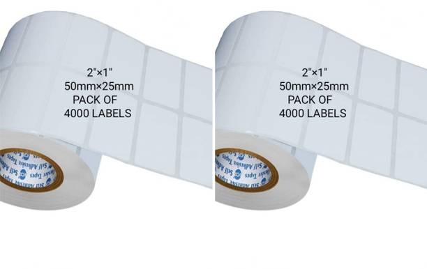 ROYAL STIC 50mm×25mm×2 Self Adhesive Paper Label
