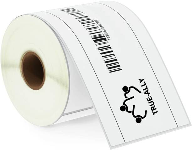 True-Ally 5 x 3 inch Direct Thermal (DT) shipping Label Sticker - 400 Labels Per Roll Flipkart new standard shipping labels Paper Label