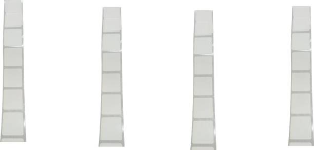 Solitaire 25x25 Direct Thermal Label,1 Roll Of 2000 Pcs,Pack Of 4 Rolls,Total 8000 Labels Self Paper Label