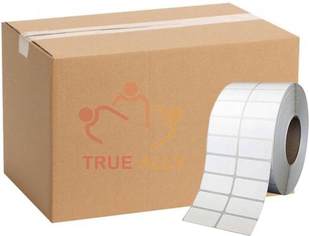 True-Ally White Self Adhesive Sticker for Printing Barcoding Paper Label