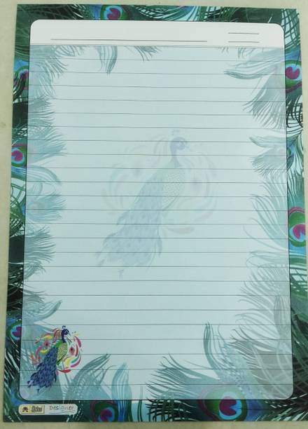 shivay Designer project sheet One side Ruled A4 100 gsm A4 paper