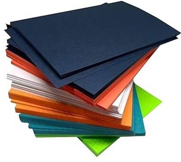 IMPRINT unruled Colourful Index Cards Unruled (5"x8) size 220 gsm Craft paper