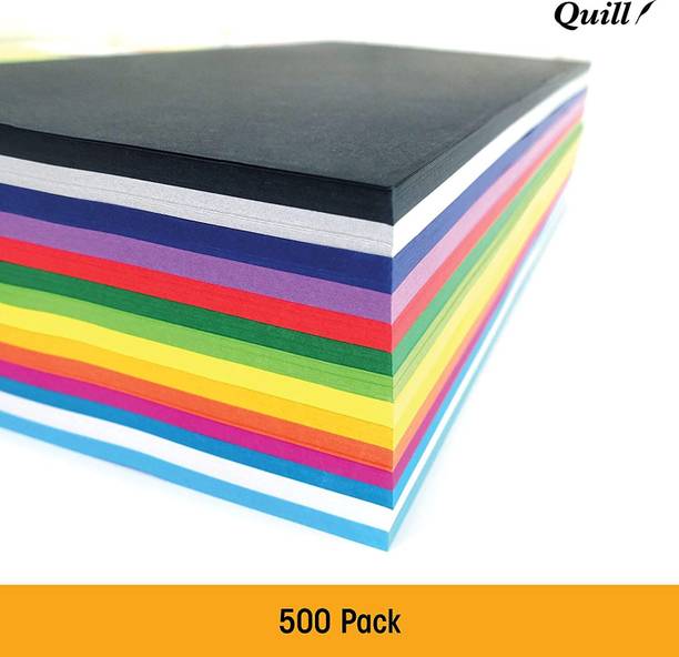 Eclet A4 100 Coloured Sheets (10 Sheets each color) Copy Printing/Art and Craft Paper Double Sided Coloured , Birthday Gift, Party,christmas decor etc A4 90 gsm Coloured Paper