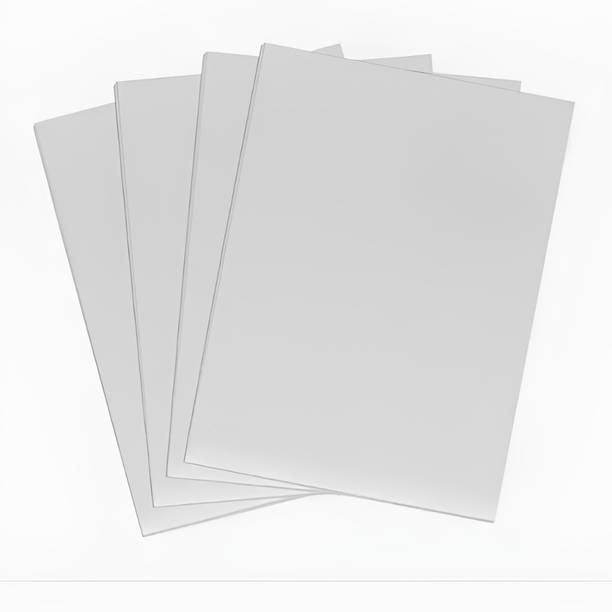 KHUSHA CREATIONS White Foam Sheets For DIY Craft School Project Art EVA Sheets Unruled A4 120 gsm Craft paper