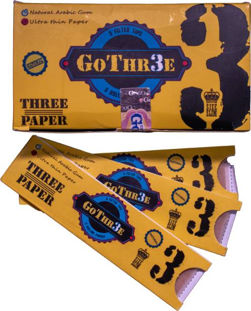 CAPTAIN GOGO THR3E Paper with THR3E Filter Unruled King 13 gsm Paper Roll