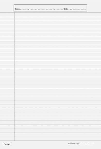 Freedy 90 GSM A4 Size Both Side Ruled Sheet Project/Assignment/Practical/Homework (Pack of 60 Sheets) A4 90 gsm A4 paper