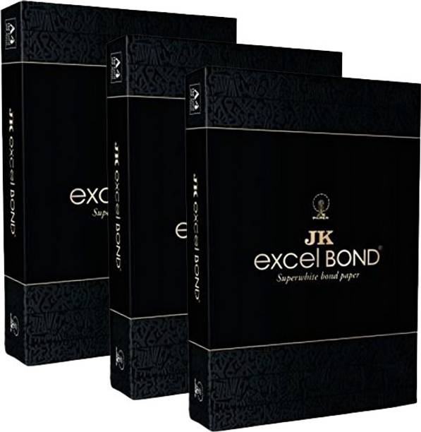 JK PAPER Excel Bond | 100 Sheets (Per Packet) Unruled A4 90 gsm Bond Paper