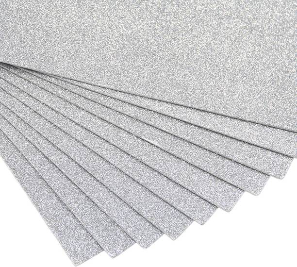 Tlismi 3D EVA flash foam Self-Adhesive thick Glitter Sheet for Scrapbooking Art & Craft Sparkle A4 80 gsm A4 paper