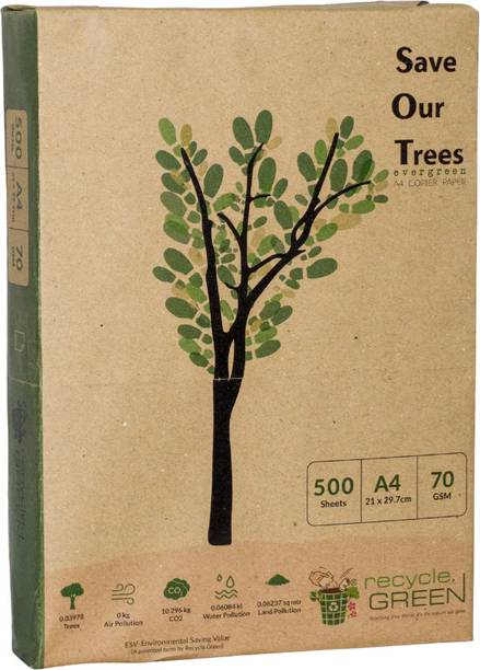 recycle green SOT UNRULED A4 70 gsm Printer Paper