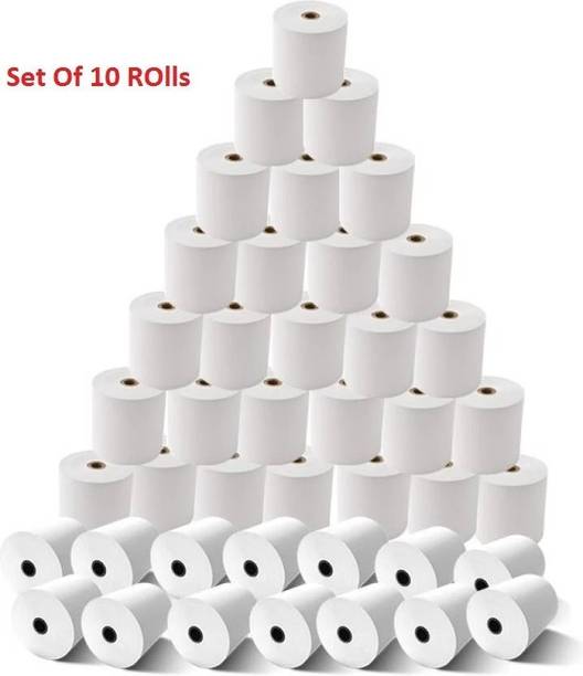 BIS OFFICE THERMAL PAPER ROLL 80MM(3inch) X 25MTRS 50 gsm Thermal Paper
