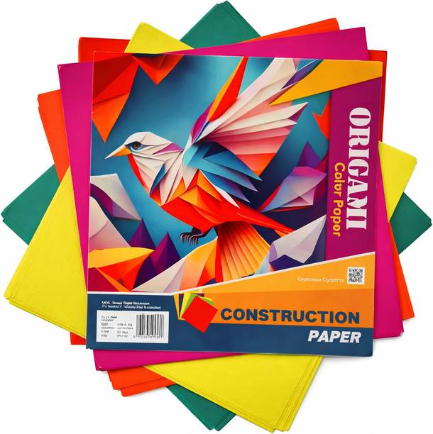INCANDESCENT PAPER Origami Paper 20 Sheet in Each Pack Unruled 6X6 80 gsm Origami Paper