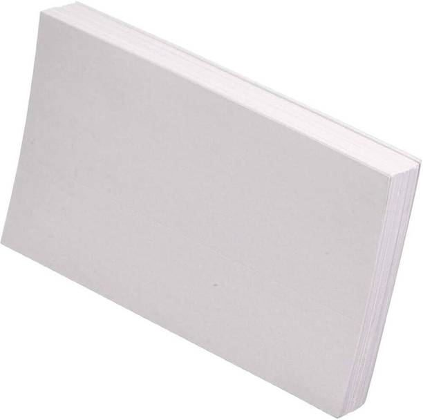 BROWNELL Index Flash Cards Blank Plain UNRULLED 4 X 6 Inch 350 gsm Drawing Paper