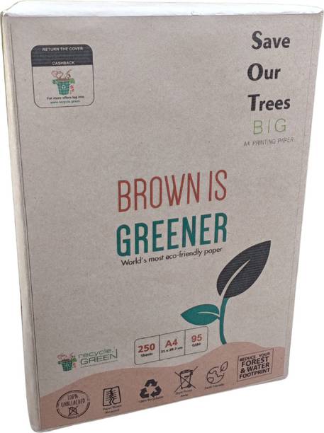 recycle green SOT UNRULED A4 95 gsm Printer Paper