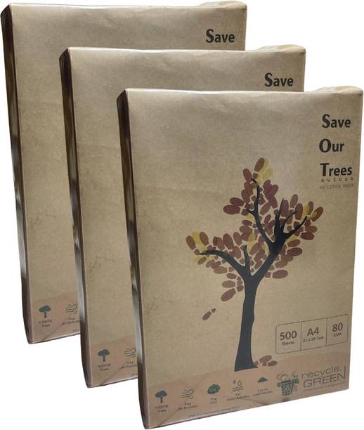 recycle green SOT UNRULED A4 80 gsm Printer Paper