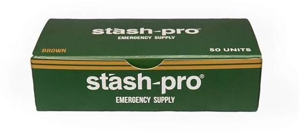 Stash-Pro Unbleached Emergency Supply 2 Rolling Paper + 2 Tips King Size 13 gsm Paper Roll