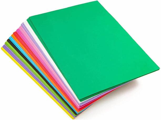 Eclet 50 Coloured Sheets (5 Sheets each color) Copy Printing/Art and Craft Paper Double Sided ColouredOffice Stationery Birthday Gift,christmas decor etc A4 90 gsm Coloured Paper