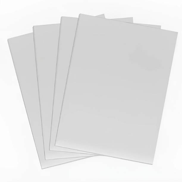खुशा क्रिएशन्स White Foam Sheets For DIY Craft School Project Art EVA Sheets रेखाहीन A4 क्राफ्ट पेपर