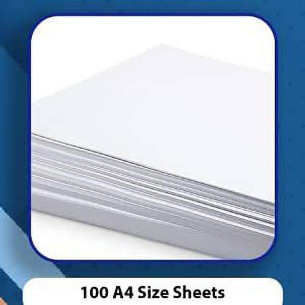 Redge A4 White Sheet Paper for Office and Business Work White Color 75 GSM (100) a Plain A4 70 gsm A4 paper