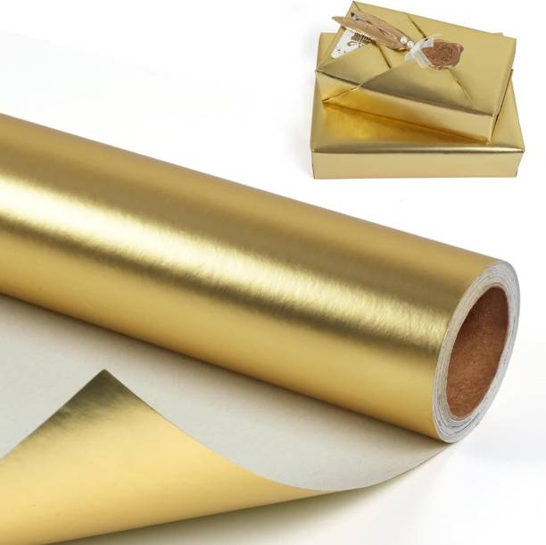 SUPERFAB Gift Wrapping Sheet Peel & Stick Self Adhesive For Birthday, Shower, Wedding Roll 12 inch Width X 48 inche length 300 gsm Paper Roll