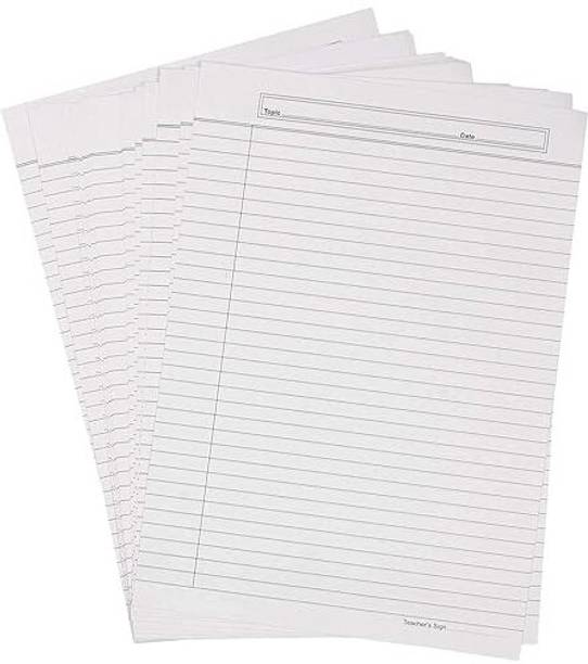 Eclet A4 Ruled Thick White (100 Sheets,Both Side Ruled)...