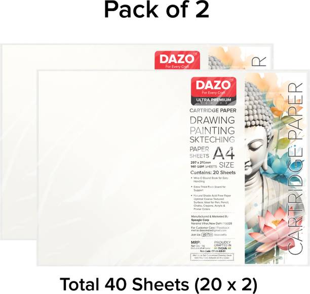 dazo Premium Cartridge Paper Unruled A4 140 gsm A4 paper