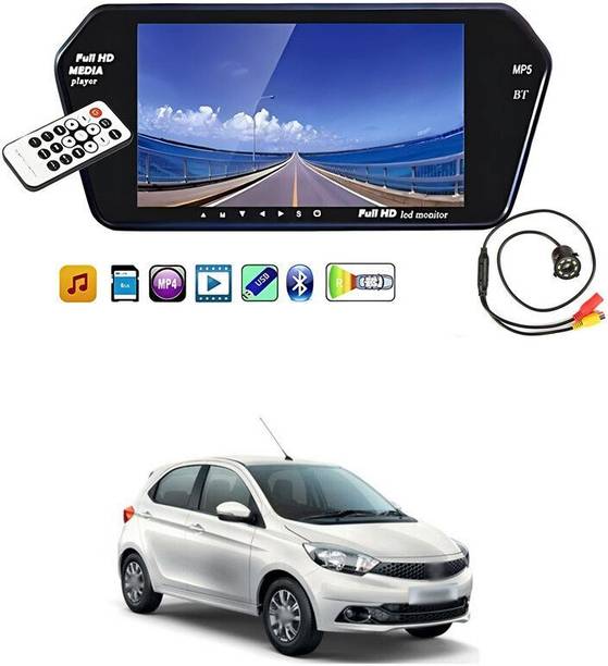 PRTEK SCREEN_J130 TFT 7 inch LCD Car Rear View HD USB MP5 player FM SD Bluetooth With Camera sg228 Parking Sensor