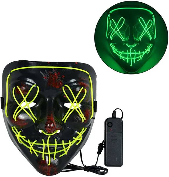 Augen Halloween Mask LED Light up Mask for Festival Cosplay Costume Party Decorations  Party Glow Ornament
