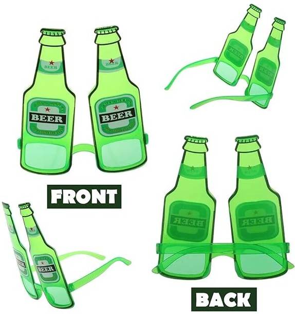 Picfest Beer Bottle Goggles Funny Novelty Party Glasses  Party Glow Ornament