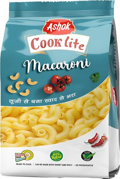 Ashok Cooklite Macaroni Wheat Semolina (SUJI) Macaroni Pasta