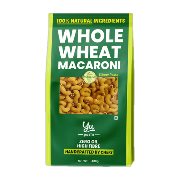 Yu Whole Wheat Macroni Pasta Macaroni Pasta (400 g)