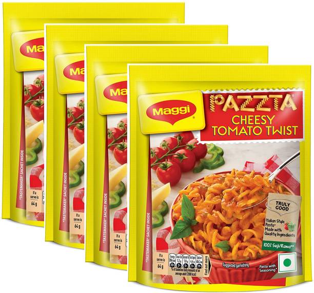 Maggi Pazzta Cheesy Tomato Twist Pack Of 4 (64Gm * 4) Pasta